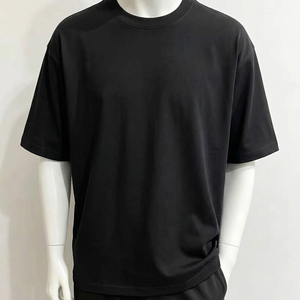 Men Oversized Plain T-<b>Shirt</b> Heavyweight Cotton Drop Shoulder Crewneck Tee Casual Loose Fit Summer Streetwear Short Sleeve <b>Shirt</b> - Product Image 3