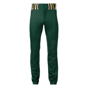 กางเกงเบสบอลสำหรับผู้ใหญ่แบบพิมพ์ลายตามสั่ง สีเขียวลายเหลือง ระบายอากาศได้ดี แห้งเร็ว ชุดกีฬายูนิเซ็กซ์ ซอฟต์บอล ปรับแต่งได้ - Product Image 1
