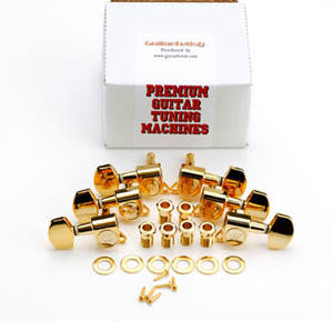 Afinadores de Bloqueo Wilkinson EZ-LOK para Guitarra Eléctrica E27BB, Dorados, 3x3, Hechos en Corea, Accesorios y Piezas para Guitarra - Product Image 5