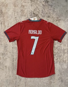 Camiseta de Fútbol de Portugal para Hombre, Roja, Cuello en V, Manga Corta, Número 7 Bordado, Uniforme para Adulto que Absorbe la Humedad - Product Image 3