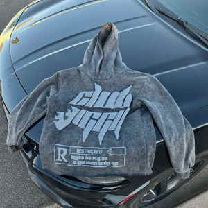 Haute qualité lavage à l'acide 3D bouffée impression sweats à capuche hommes 600GSM 100% français éponge polaire Vintage Boxy Fit moussant impression sweats à capuche - Product Image 4