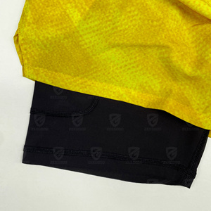 Shorts Deportivos 2 en 1 para Hombre, con Forro de Compresión, para Correr y Gimnasio, con Bolsillo para Teléfono, Precio de Fábrica OEM, Venta al Por Mayor - Product Image 4
