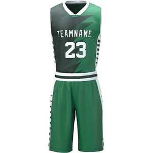 Conjuntos de Camisetas y Pantalones Cortos de Baloncesto Personalizados al por Mayor, Transpirables, Ligeros, con Impresión Digital por Sublimación para Hombres y Mujeres - Product Image 5