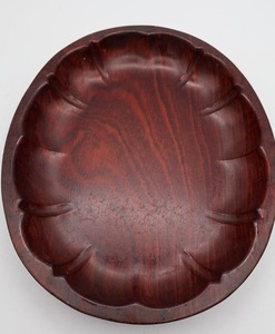 Modern Solid Design Wooden Serving Bowl Handmade Polished Finish Eco-Friendly Dishwasher Safe Home Hotels Food <b>Snacks</b> Serving - Product Image 2