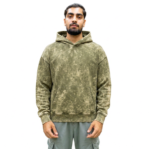 Sweat-shirt à capuche pour homme, surdimensionné, imprimé tie-dye 3D, de haute qualité, 100% coton, tissu molletonné français, streetwear décontracté - Product Image 5
