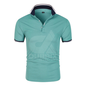 T-shirts pour hommes les plus vendus, nouveaux designs, polyester, coupe classique, col rond, respirant, t-shirt personnalisé à bordure contrastée - Product Image 6