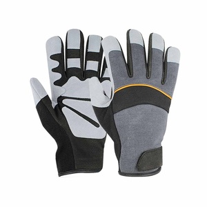 Synthetic Leather Amara Mechanic Gloves Anti Slip Industrial Safety Work Protection Cut Resistant Durable Work Gloves - Product Image 1