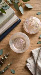 Natural Clear Polished Carved Nordic Design Crystal <b>Dessert</b> <b>Bowl</b> with Lid Dishwasher Safe for Home Decoration Feng Shui Gift - Product Image 4