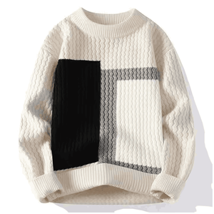 Autumn Winter New Arrivals Custom Logo Jacquard Cotton Wool Knitwear Breathable Custom Knitted <b>Pullover</b> <b>Mens</b> Sweaters <b>Men</b> Print - Product Image 5