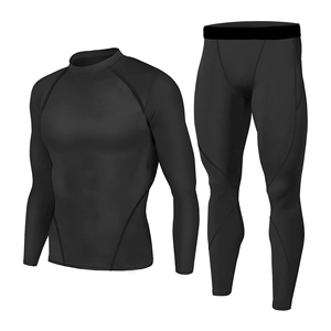 Camiseta Deportiva de Manga Larga para Hombre 2026, de Alta Elasticidad, Secado Rápido, Ecológica, de Poliéster, para Otoño, Fitness y Deportes - Product Image 2