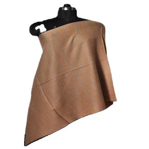 ผ้าคลุมไหล่แจ็คการ์ดขนสัตว์100% ทำมือน้ำหนักเบาสบายๆสำหรับฤดูหนาวผ้าฝ้ายพิมพ์ลายมีหลายสี - Product Image 1