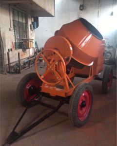 Mezcladora de Cemento Portátil de Alta Resistencia con Motor de 1000W de Alta Potencia y Operación Manual para Pequeños Proyectos de Construcción y Uso Doméstico - Product Image 3