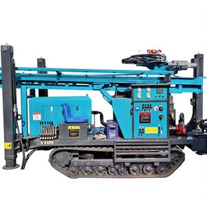Machine de forage de puits à chenilles <span class=keywords><strong>en</strong></span> caoutchouc de 300 m à moteur diesel à bas prix, approvisionnement direct usine pour l'irrigation agricole <span class=keywords><strong>en</strong></span> <span class=keywords><strong>Afrique</strong></span> - Product Image 1
