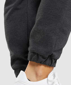 Pantalon de survêtement d'hiver personnalisé pour femme, en molleton épais, taille haute, avec bande latérale et logo gaufré, fermeture à cordon de serrage - Product Image 5