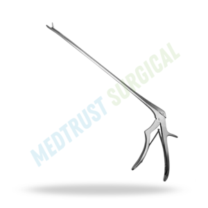 Rongeur pituitaire à courbe latérale 12 pouces 15 °   Rongeur chirurgical à courbe latérale pour la chirurgie de la colonne vertébrale - Product Image 4