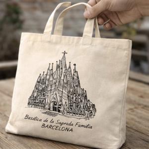 Bolsas de Tela de Lona 100% Algodón Personalizadas al por Mayor de Alta Calidad 2026, con Asas Largas de Colores, Bolsa de Compras - Product Image 5