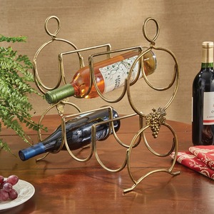 Organizador de Botellas de Vino para Debajo del Estante, para Bar en Casa y Decoración de Cocina, Minimalista, Resistente, de Metal - Product Image 4