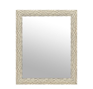 Miroir d'appoint rectangulaire de qualité supérieure en mosaïque de nacre naturelle pour projets hôteliers – Miroir en nacre - Product Image 2