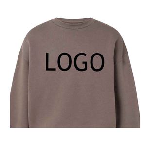 Sudadera Personalizada para Hombre, Corte Regular, Cuello en V, 100% Algodón Felpa, Transpirable, con Logotipo Estampado en la Parte Delantera, Otoño Invierno - Product Image 1