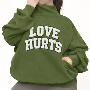 เสื้อสเวตเตอร์คอเต่าทรงโอเวอร์ไซส์สำหรับผู้หญิง คุณภาพสูง เหมาะสำหรับฤดูหนาว สวมใส่สบาย ทรงหลวม ทนทาน เหมาะสำหรับการสวมใส่ในชีวิตประจำวัน - Product Image 1