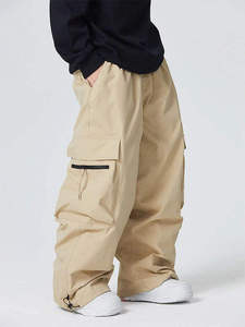 Pantalones de Esquí Unisex Impermeables y Cortavientos, Pantalones de Snowboard Aislantes, Estilo Cargo, Transpirables, para Deportes de Nieve al Aire Libre en Invierno - Product Image 3