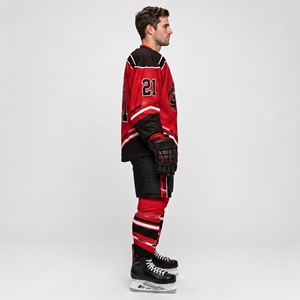 Uniforme de hockey sobre hielo de primera calidad diseñado con tela transpirable, ligero, cómodo y duradero para cada práctica y partido. - Product Image 3