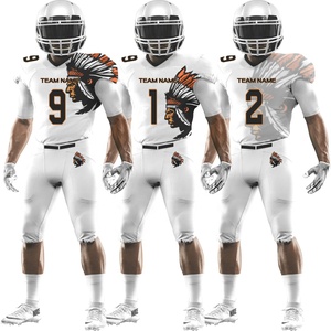 Jersey de fútbol americano personalizable de alta calidad para hombre, venta al por mayor, conjuntos de verano de manga corta de talla grande, transpirable, antibacteriano - Product Image 2