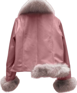 Blouson aviateur en cuir de vachette véritable de qualité supérieure, col rabattable, imperméable, épais, haute qualité, nouveautés en cuir - Product Image 6