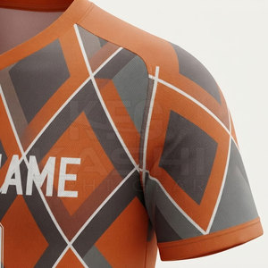 Uniforme Deportivo Personalizable de Alto Rendimiento, Camiseta de Fútbol de Manga Corta con Estampado de Secado Rápido para Clubes Profesionales - Product Image 5