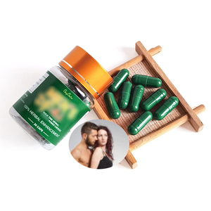 Cápsulas de suplementos herbales verdes y saludables, ricas en nutrientes para promover la salud funcional masculina y estimular la vitalidad. - Product Image 1