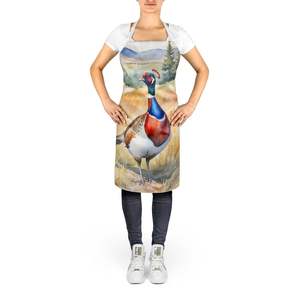 South Dakota Ringnecked Pheasant Large Multicolor Unisex <b>Apron</b> for <b>Kitchen</b> Cooking Baking Crafts Gardening-for Adults <b>Women</b> Men - Product Image 2