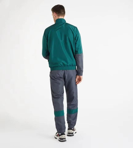 Conjunto de Pantalones y Chaqueta Cortavientos de Dos Piezas con Cierre de Nylon Personalizado para Hombre, Sudadera con Patrón Sólido y Traje Deportivo - Product Image 5