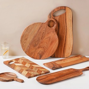 Elegant Wooden Serving Platter Stylish Decorative Food Serving Board <b>Tray</b> for Kitchen Dining Table <b>Snacks</b> Presentation Home Deco - Product Image 6