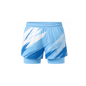 Shorts de plage pour hommes en marque privée avec poches imperméables, tissu à séchage rapide, taille ajustable, fournisseur de maillots de bain et de shorts de surf pour hommes - Product Image 1