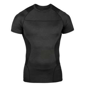 High Quality <b>Men's</b> Short Sleeve Rash Guard <b>Compression</b> <b>Shirt</b> MMA BJJ Jiu Jitsu Gym Fitness Training Quick Dry Athletic Sports Te - Product Image 1