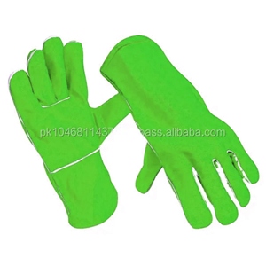Guantes de Seguridad JNM de Cuero Resistente, de Piel de Vacuno, Resistentes a Chispas, para Trabajos de Soldadura, Hechos con Cuero de Alta Calidad - Product Image 3