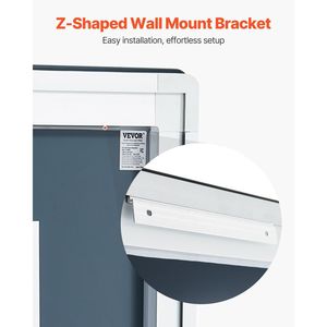 Specchio LED da Bagno 36'' X 60'' Antiappannamento con Luci Memoria, Retroilluminazione e Design a Gradini, Specchio LED da Bagno 60'' - Product Image 6