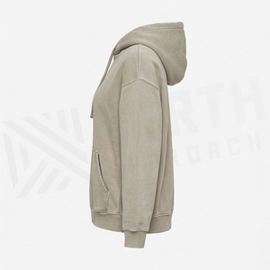 Sudadera Unisex Oversize de Algodón con Capucha Completa, Logotipo Personalizado, Venta al por Mayor, Ropa Urbana para Hombre y Mujer, Prendas de Gran Gramaje - Product Image 3