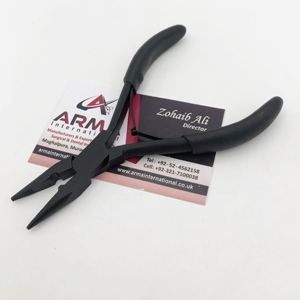 High Quality Professional Surgical Grade Stainless Steel Flat Nose Pliers for Hair Extension <b>Tape</b> Pressing Hair Extension Tools - Product Image 2