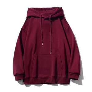 Acceptation de petites commandes, sweats à capuche pour hommes en coton français 100% de haute qualité, surdimensionnés, 370 g/m², vente en gros, personnalisables - Product Image 4