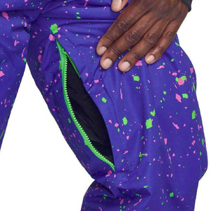 Mono de Esquí Personalizado para Hombre, Diseño Retro con Estampado Neón, con Capucha, Cinturón, Impermeable, Aislado, Estilo Vintage para Invierno - Product Image 5