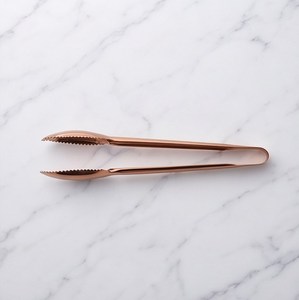 Pinzas de Cocina de Acero Inoxidable Color Oro Rosa, 1 Pieza, con Agarre Dentado, Perfectas para Cocina, Comedor y Utensilios de Cocina - Product Image 1