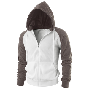 Vente en gros de sweats à capuche zippés unis, coupe classique, 500 Distress, avec broderies, patchs et logos, séchage rapide, respirant, 100% - Product Image 1