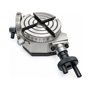 Table rotative inclinable de 3 pouces (75 mm) à 4 fentes, rapport de transmission 36:1, inclinaison verrouillable de 0 à 90 degrés, fentes en T de 13 mm pour machine à fraiser et usinage des métaux - Product Image 3