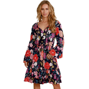 Vestido Mini Estampado Floral para Mujer, Vestido de Moda al por Mayor - Product Image 5