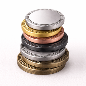 Monedas de latón macizo personalizadas con logotipo grabado, recuerdo, desafío, 40 mm, en blanco - Product Image 4