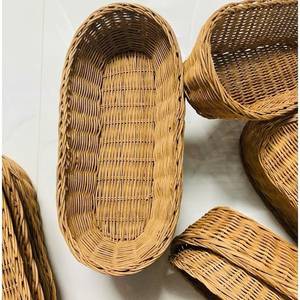 Plato Ovalado de Ratán Hecho a Mano, Tejido Natural, Decoración para el Hogar, Artesanía de Ninh Binh - Product Image 2