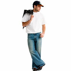 T-shirt en coton blanc à manches courtes et col rond pour homme, coupe classique, décontracté, couleur unie, tricot jersey, design uni teint - Product Image 2