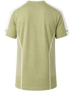 Manufacturer Custom Light Green <b>Mens</b> Sports T Shirt Quick Dry Breathable Gym Fitness Running Athletic Polyester Training Tee <b>Top</b> - Product Image 2