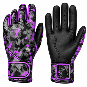 Genuine leather <b>baseball</b> batting <b>gloves</b> Non slip batting <b>gloves</b> for youth Lightweight unisex <b>baseball</b> <b>gloves</b> - Product Image 2